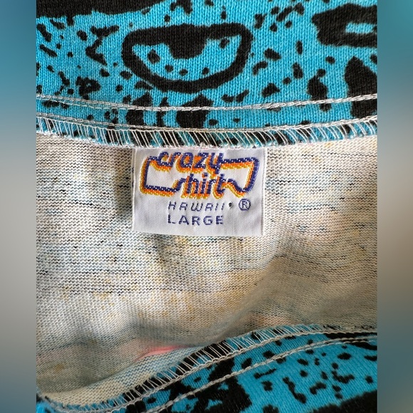 Men’s 90s Hawaiian Crazy Shirt Size L - Picture 6 of 6